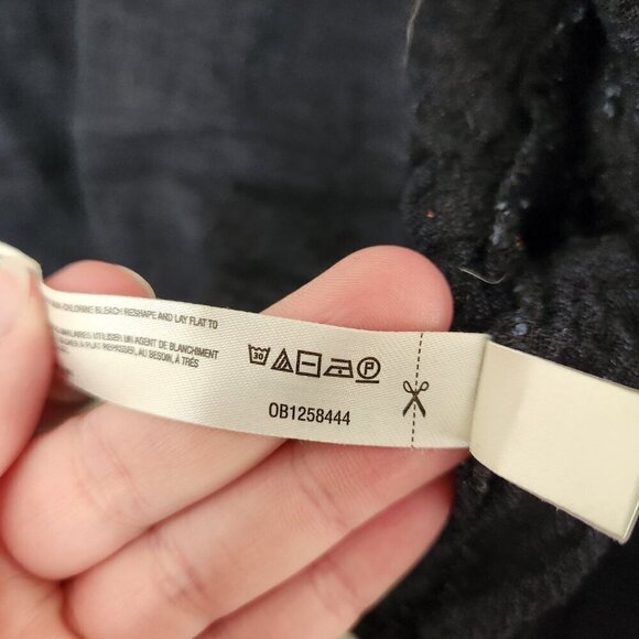 FREE PEOPLE Here She Is Crop Skirt Set Black - Picture 10 of 13